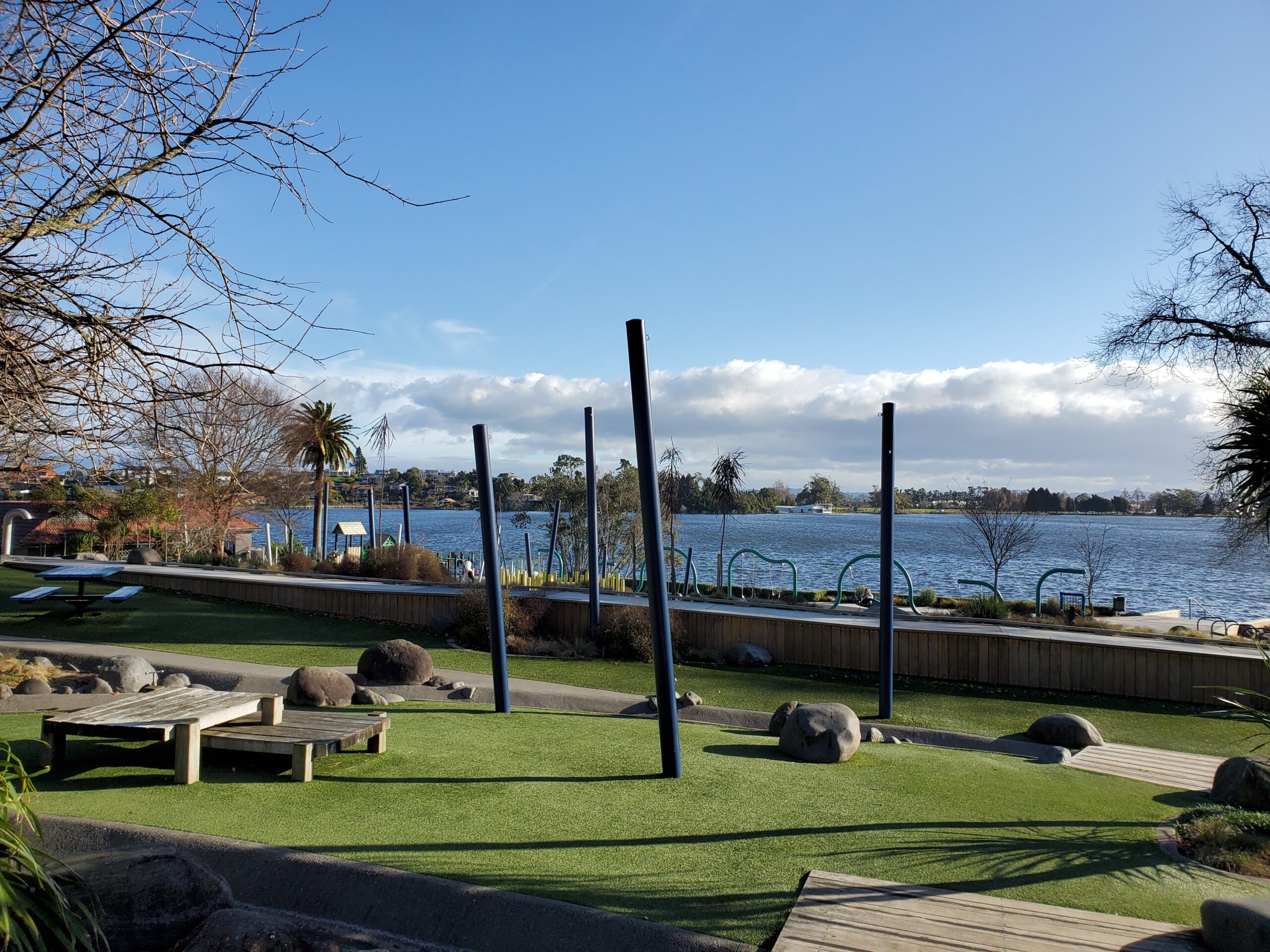Lake behind the Lake Domain Playground